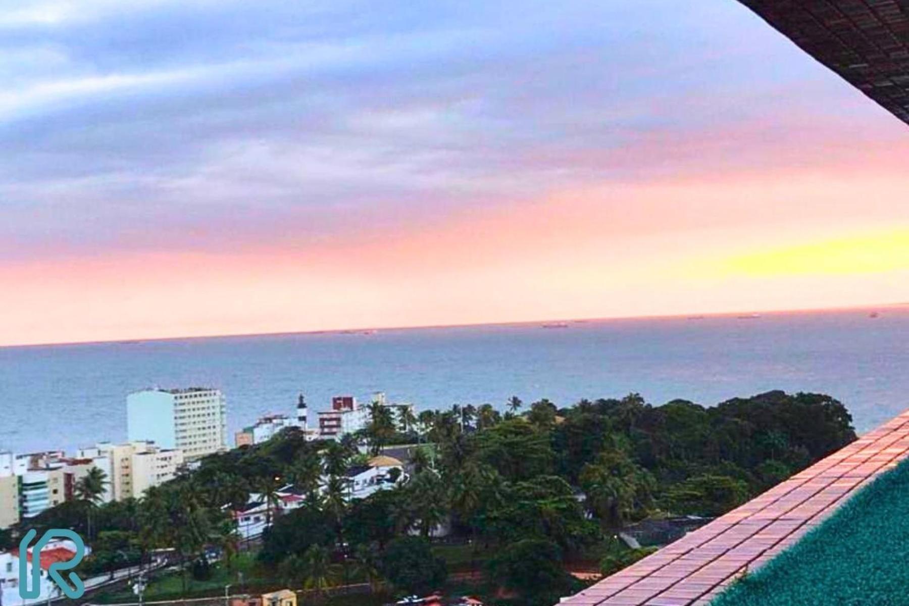 Lindo Studio Vista Mar Na Barra Com Piscina No Rooftop Do Edf, Proximo Ao Porto Da Barra Salvador Exteriör bild
