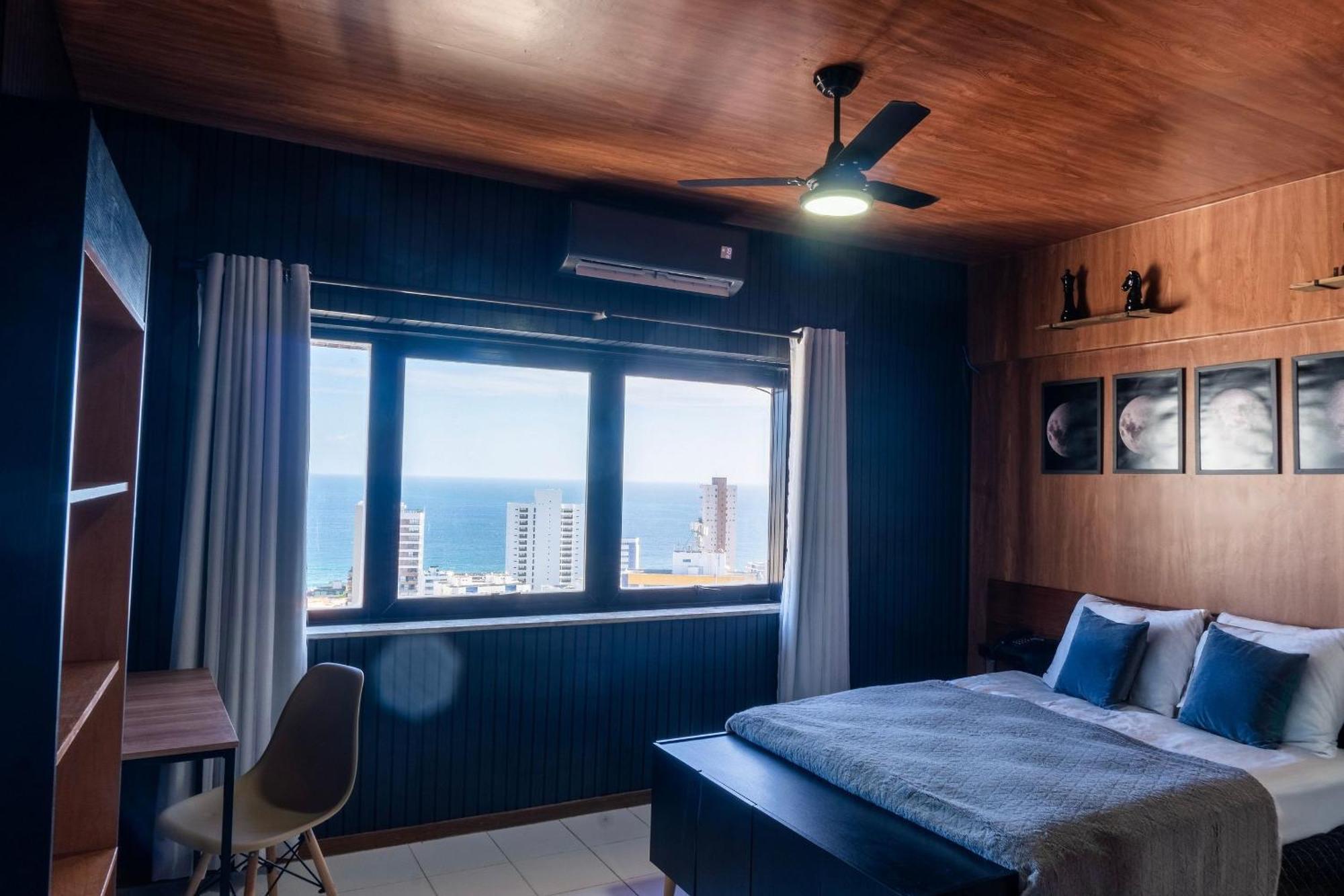 Lindo Studio Vista Mar Na Barra Com Piscina No Rooftop Do Edf, Proximo Ao Porto Da Barra Salvador Exteriör bild